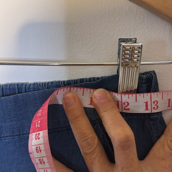 Women's Vero Moda Culotte Pants Blue High Waisted XS - Picture 6 of 7